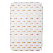 Tapis de bain Rouge à lèvres de patronne (devant Vertical)