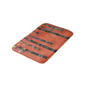 Tapis De Bain Rouge de la forêt de bouleaux (Angle)