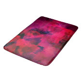 Tapis De Bain Rouge foncé et violet Gras & Abstrait moderne (Angle)