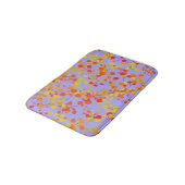 Tapis De Bain Rouge Jaune et Orange Honesty Graines Design (Angle)