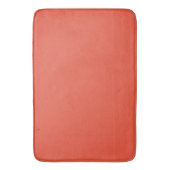 Tapis De Bain Rouge Orange : Couleur Uni (devant Vertical)