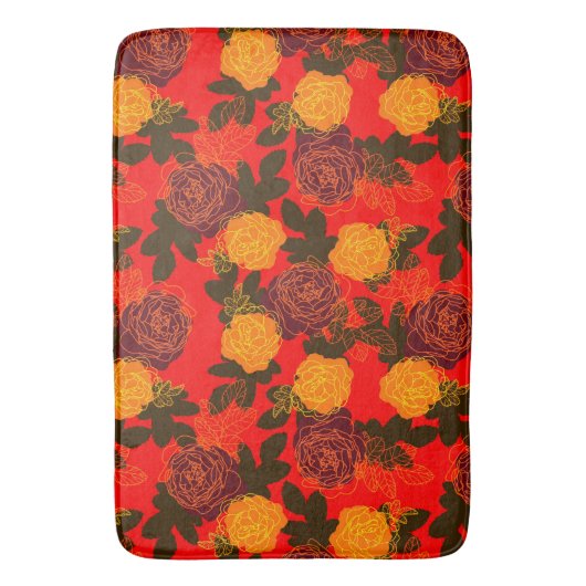 Tapis De Bain rouge rose (devant Vertical)