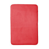 Tapis De Bain Rouge, rouge uni (Devant (Vertical))