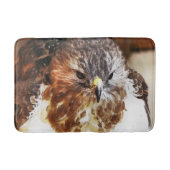 TAPIS DE BAIN ROUGE TAILLÉ HAWK (Devant)