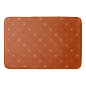 Tapis De Bain Rouille et points blancs (Devant)
