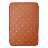 Tapis De Bain Rouille et points blancs (devant Vertical)