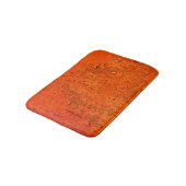Tapis De Bain Rouille vintage : vieille surface texturée (Angle)
