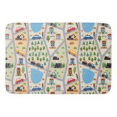 Tapis De Bain Routes de la ville très fréquentées Enfants (Devant)