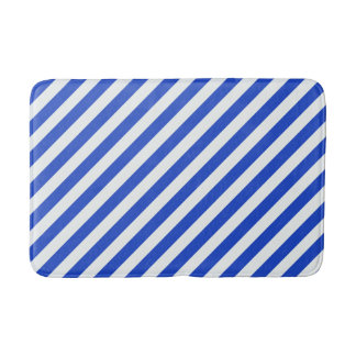 Tapis De Bain Royal Blue Combination Stripes par Shirley Taylor