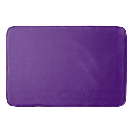 Tapis De Bain Royal Purple : Couleur solide (Devant)
