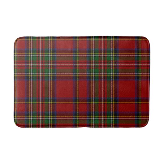 Tapis De Bain Royal Stewart Tartan Plaid traditionnel (Devant)