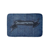 Tapis De Bain Ruban de marine de denim (Devant)
