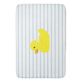 Tapis De Bain Rubber Canard Bleu Bande (devant Vertical)