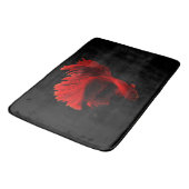 Tapis De Bain Ruby Red Siamese Lutter contre le poisson (Angle)
