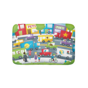 Tapis De Bain Rue de ville