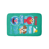 Tapis De Bain Rue Sésame | Elmo, Tango, & Grover Park Graphic (Devant)