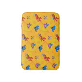 Tapis De Bain Rue Sésame | Motif des constructeurs mécaniques (Devant (Vertical))