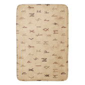 Tapis De Bain Runes Bath Mat (devant Vertical)