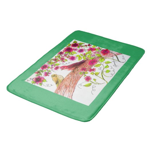 Tapis De Bain Runner table Finch violet (Angle)