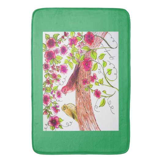 Tapis De Bain Runner table Finch violet (devant Vertical)