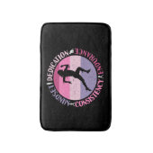 Tapis De Bain Running Mindset - Citation d'endurance de la fille (Devant (Vertical))