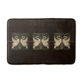 Tapis De Bain Rush Iris Crane Deep Brown Sépia (Devant)