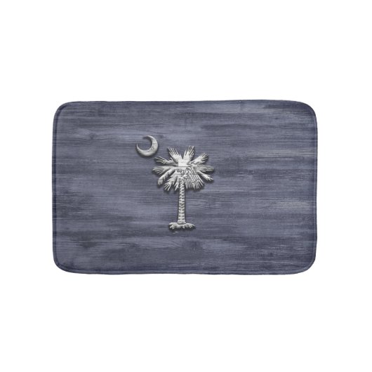 Tapis De Bain Russe Caroline du Sud Palmetto et Lune (Devant)