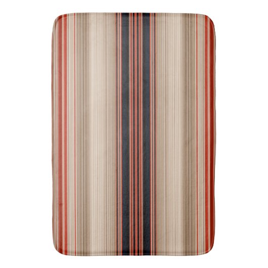 Tapis De Bain Rust Orange Moderne (devant Vertical)