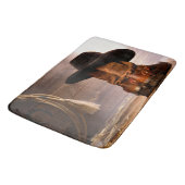 Tapis De Bain Rustic Farm western country grange bois bottes de  (Angle)