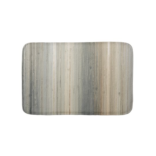 Tapis De Bain Rustic Neutral Gray Brown Abstract Stripe (Devant)