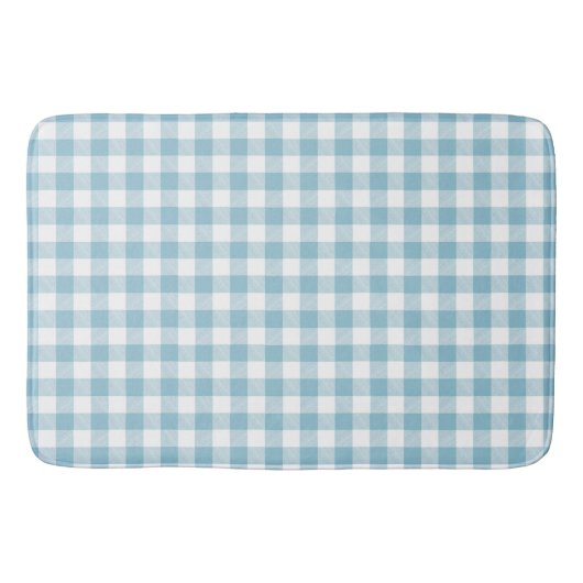 Tapis De Bain Rustic River Blue Buffalo Check (Devant)