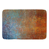 Tapis De Bain Rusty, Verdigris, Grunge Steampunk (Devant)