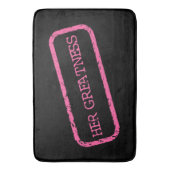 TAPIS DE BAIN "SA GRÂCE" (devant Vertical)