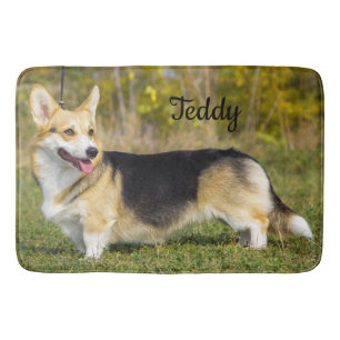 Tapis De Bain Sable Cardigan Welsh Corgi Chien