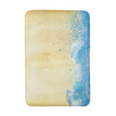 Tapis De Bain Sable d'aquarelle et bain d'eau (Devant (Vertical))