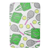 Tapis De Bain Sac vert Racquet Tennis (devant Vertical)