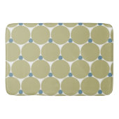 Tapis De Bain Sage Blue Dot Abstrait (Devant)