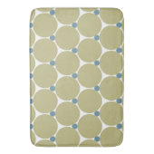 Tapis De Bain Sage Blue Dot Abstrait (devant Vertical)
