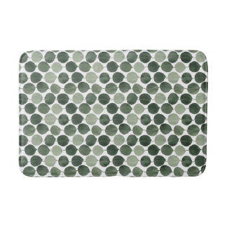Tapis De Bain Sage Green Eucalyptus Leaf Pattern Botanical Plant