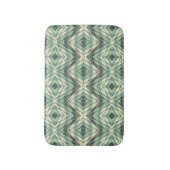 Tapis De Bain Sage Vert Beige Gris Brown Ethnic Look Art (Devant (Vertical))