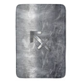 Tapis De Bain Sagittarius Zodiac Grunge en acier déprimé (devant Vertical)