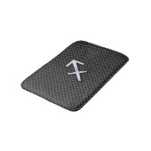 Tapis De Bain Sagittarius Zodiac Sign Carbon Fiber Print (Angle)