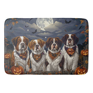 Tapis De Bain Saint Bernard Halloween Éffrayant