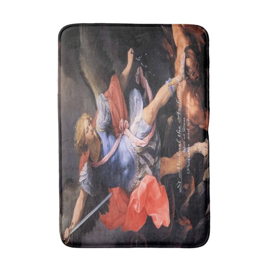 Tapis De Bain Saint Michael L'Archange Quis ut Deus (Devant (Vertical))