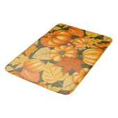 Tapis De Bain Saison d'automne Halloween Citrouille Motif (Angle)