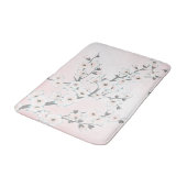 Tapis De Bain Sakura Cherry Blossom Blush Mint (Angle)