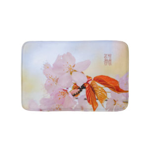 Tapis De Bain Sakura - Fleur de cerisier japonaise