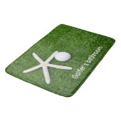 Tapis De Bain Salle de bain de Golfer avec balles de golf sur he (Angle)