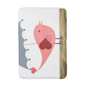 Tapis De Bain Salle de bain d'oiseaux (Devant (Vertical))