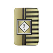 Tapis De Bain Salle de bain monogramme (Devant (Vertical))